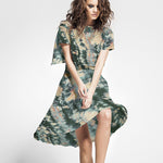 Viscosa Tie Dye Verde - Ribes y Casals