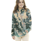 Viscosa Tie Dye Verde - Ribes y Casals