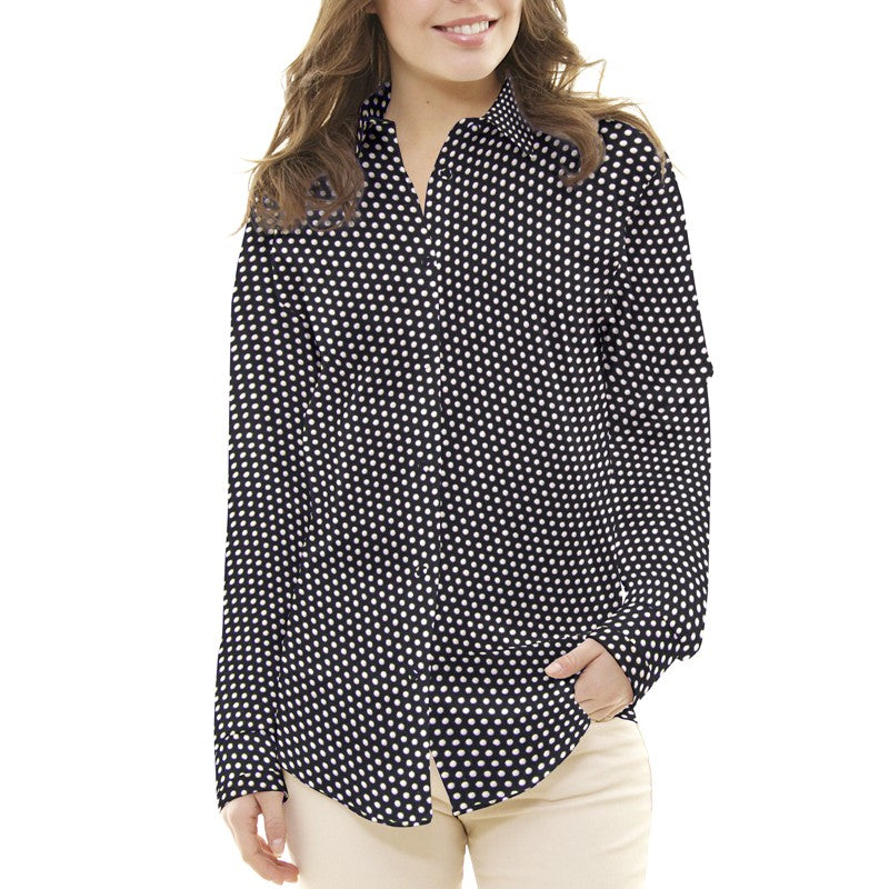 Viscosa Topitos Navy - Ribes y Casals