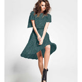 Viscosa Topitos Verde Bosque - Ribes y Casals