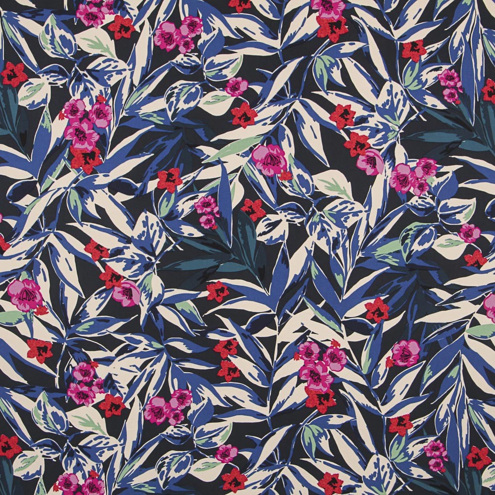 Viscosa Tropical Flor Lila - Ribes y Casals