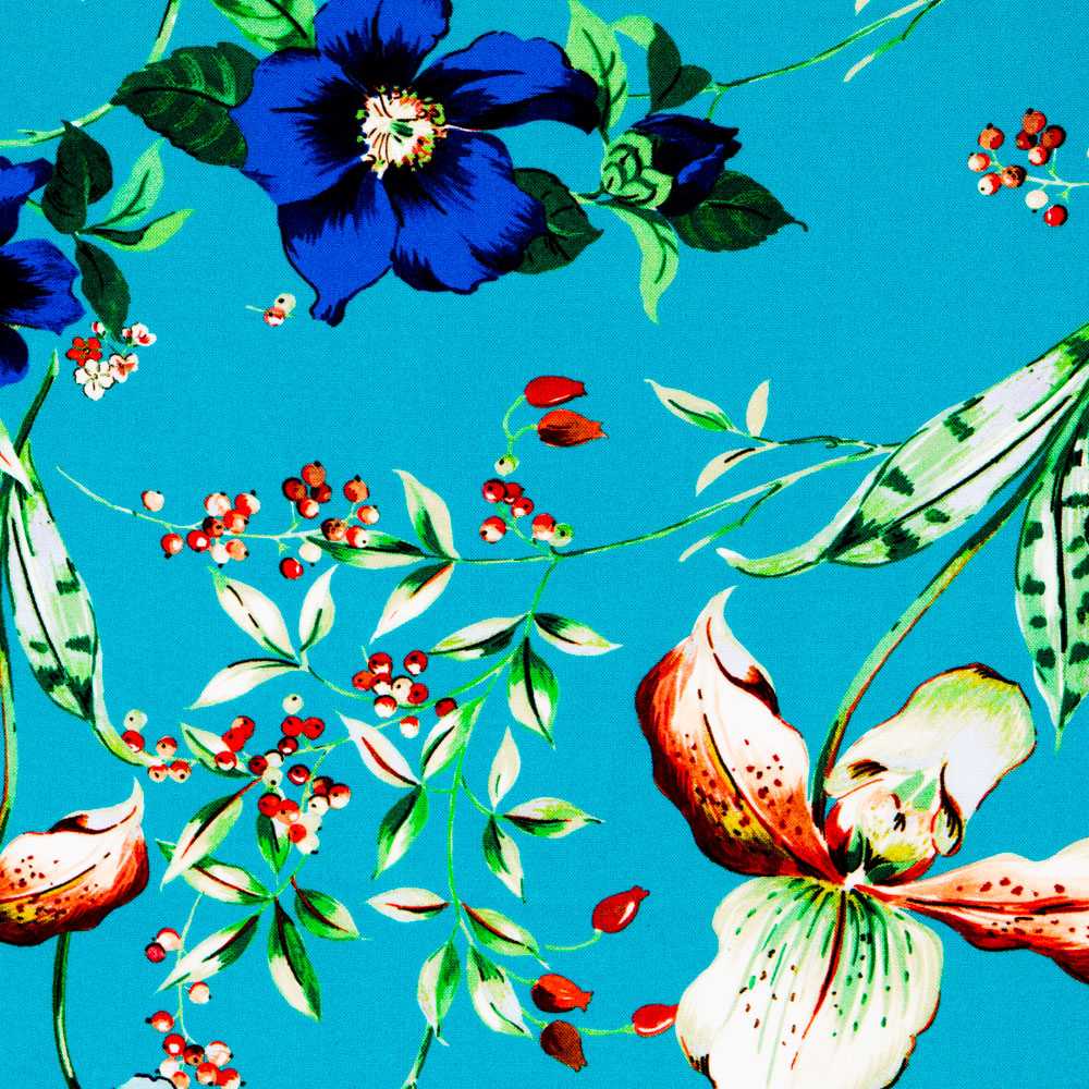 Viscosa Tropical Turquesa - Ribes y Casals