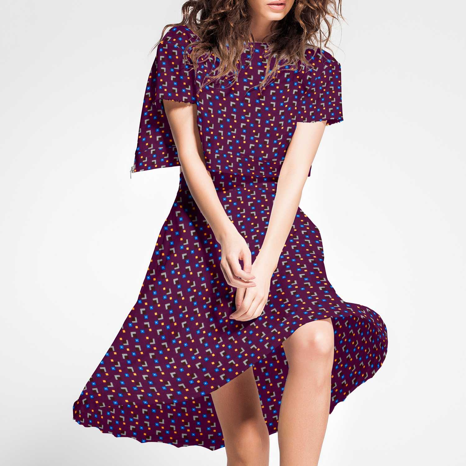 Viscosa Winter Tetris Bourdeos - Ribes y Casals