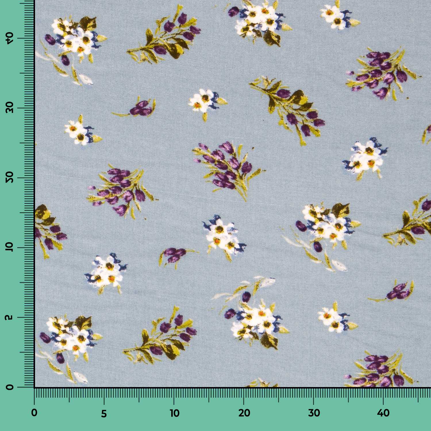 Viscosa Winter Vintage Azul - Ribes y Casals