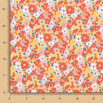 Viscosa Floral Coral - Ribes y Casals