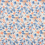 Viscosa Flor Maxi Azul Denim - Ribes y Casals