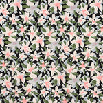 Viscosa Flor Maxi Negro - Ribes y Casals