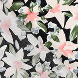 Viscosa Flor Maxi Negro - Ribes y Casals