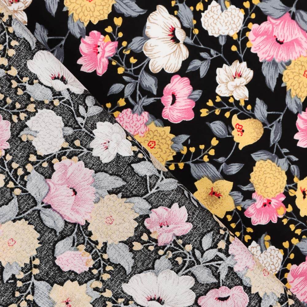 Viscosa Cretonero Negro - Ribes y Casals