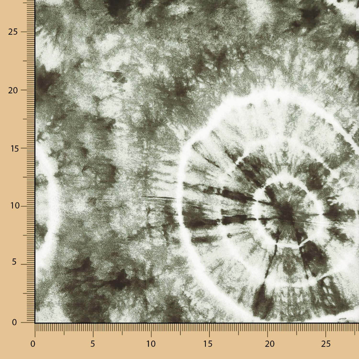 Viscosa Tye Dye Verde Bosque - Ribes y Casals