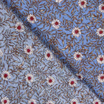 Viscosa Floral Azul Denim - Ribes y Casals