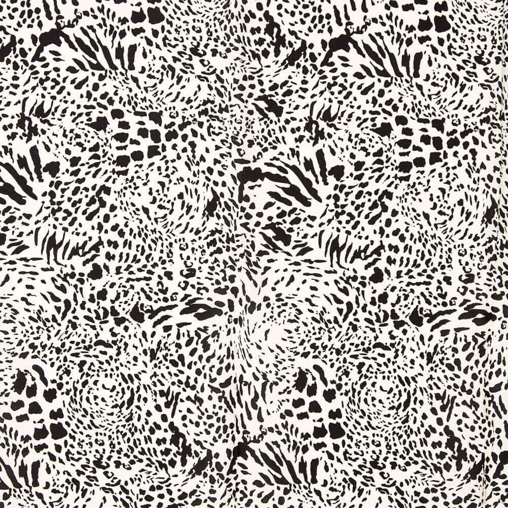 Viscosa Animal Print Blanco - Ribes y Casals