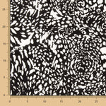 Viscosa Animal Print Negro - Ribes y Casals