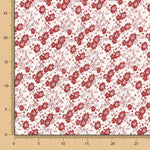 Viscosa Flor Lunar Granate - Ribes y Casals