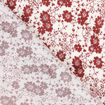 Viscosa Flor Lunar Granate - Ribes y Casals