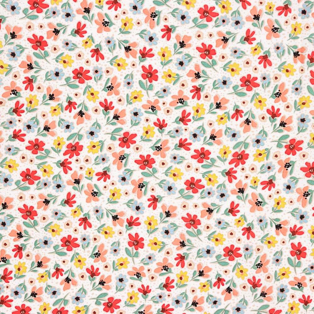 Viscosa Flor Lunar Multicolor - Ribes y Casals