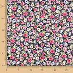 Viscosa Flores Rosa Lunar - Ribes y Casals