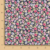 Viscosa Flores Rosa Lunar - Ribes y Casals