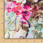 Crep Viscosa Floral Acuarela - Ribes y Casals