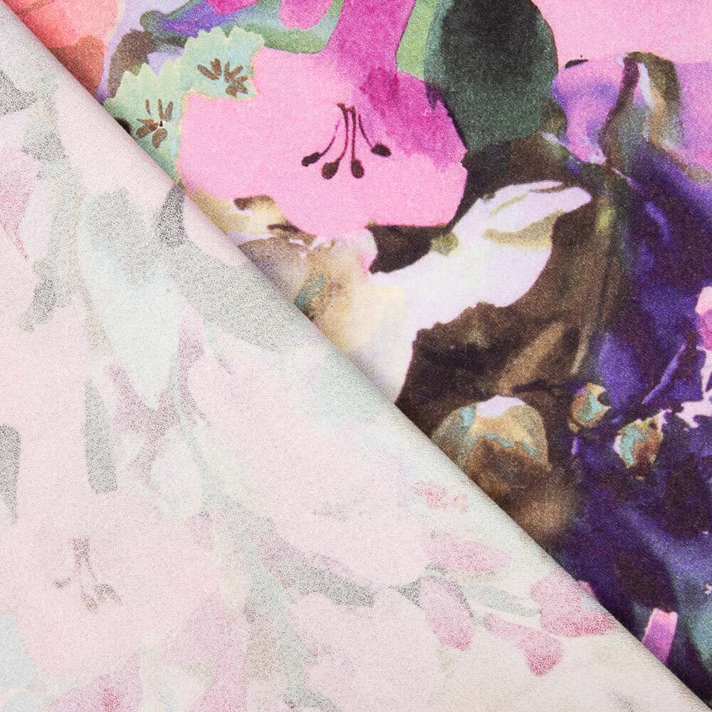 Crep Viscosa Floral Acuarela - Ribes y Casals