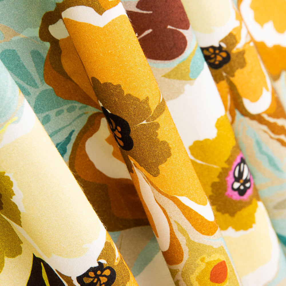 Viscosa Amelia Flores Pastel - Ribes y Casals