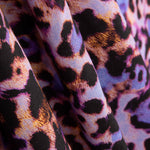 Viscosa Animal Print Malva - Ribes y Casals