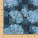 Viscosa Azul Denim Caracolas - Ribes y Casals