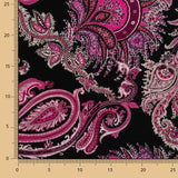 Viscosa Crepe Sumali Negro - Ribes y Casals