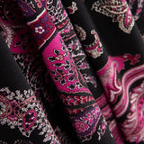 Viscosa Crepe Sumali Negro - Ribes y Casals