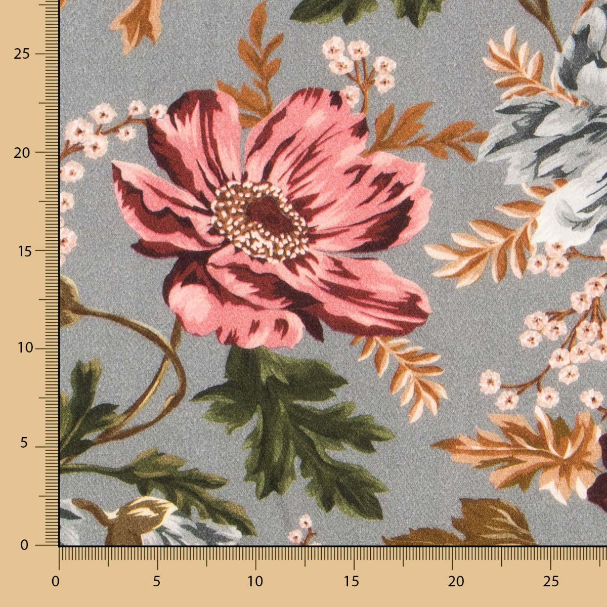 Viscosa Cretona Gris - Ribes y Casals