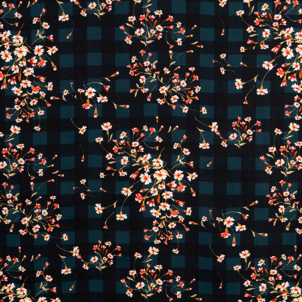 Viscosa Cuadros Bouquet - Ribes y Casals