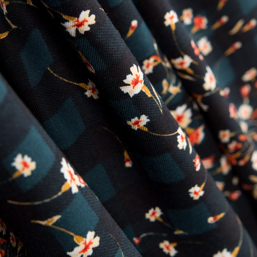 Viscosa Cuadros Bouquet - Ribes y Casals