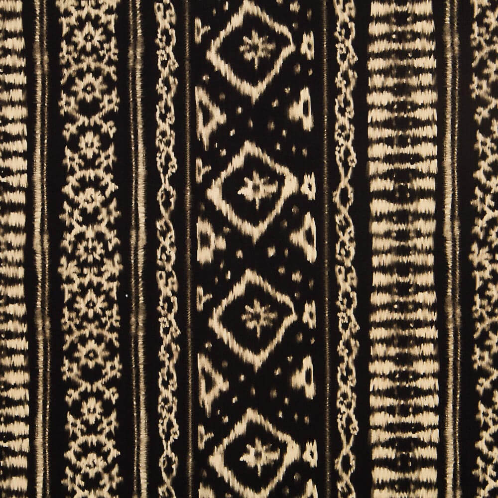 Viscosa Dalias Rombos Negra - Ribes y Casals