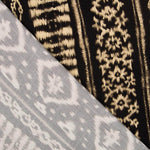 Viscosa Dalias Rombos Negra - Ribes y Casals