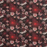 Viscosa Estampada Abaca Negro - Ribes y Casals