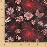 Viscosa Estampada Abaca Negro - Ribes y Casals