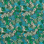 Viscosa Estampada Animal Print Verde - Ribes y Casals