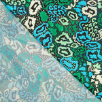 Viscosa Estampada Animal Print Verde - Ribes y Casals