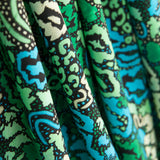 Viscosa Estampada Animal Print Verde - Ribes y Casals