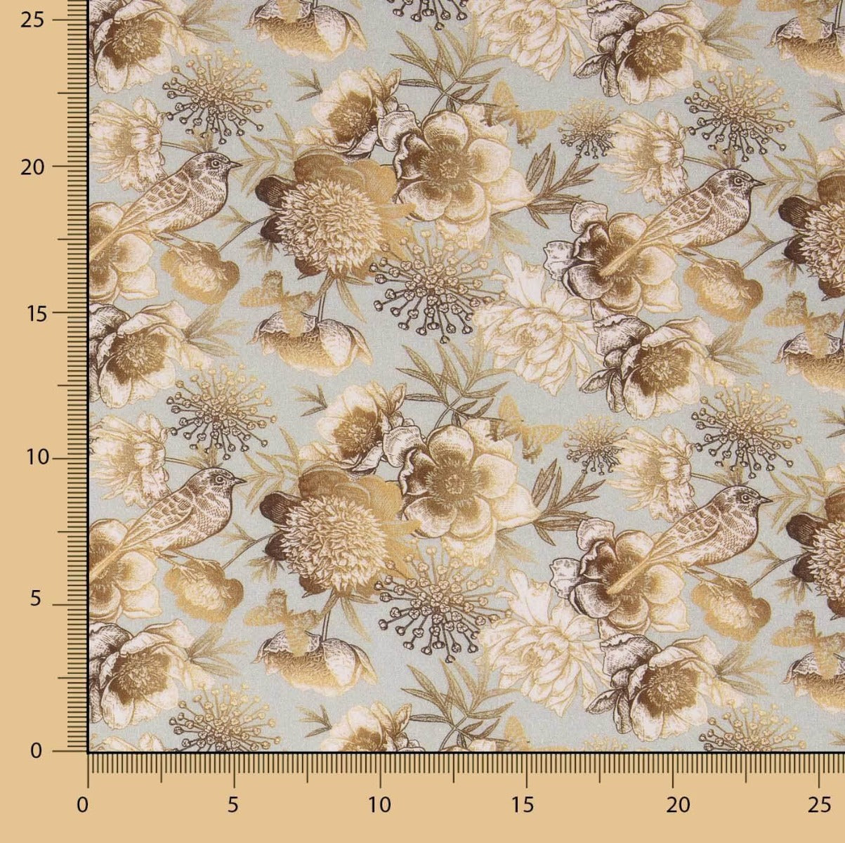 Viscosa Estampada Elios Gris - Ribes y Casals
