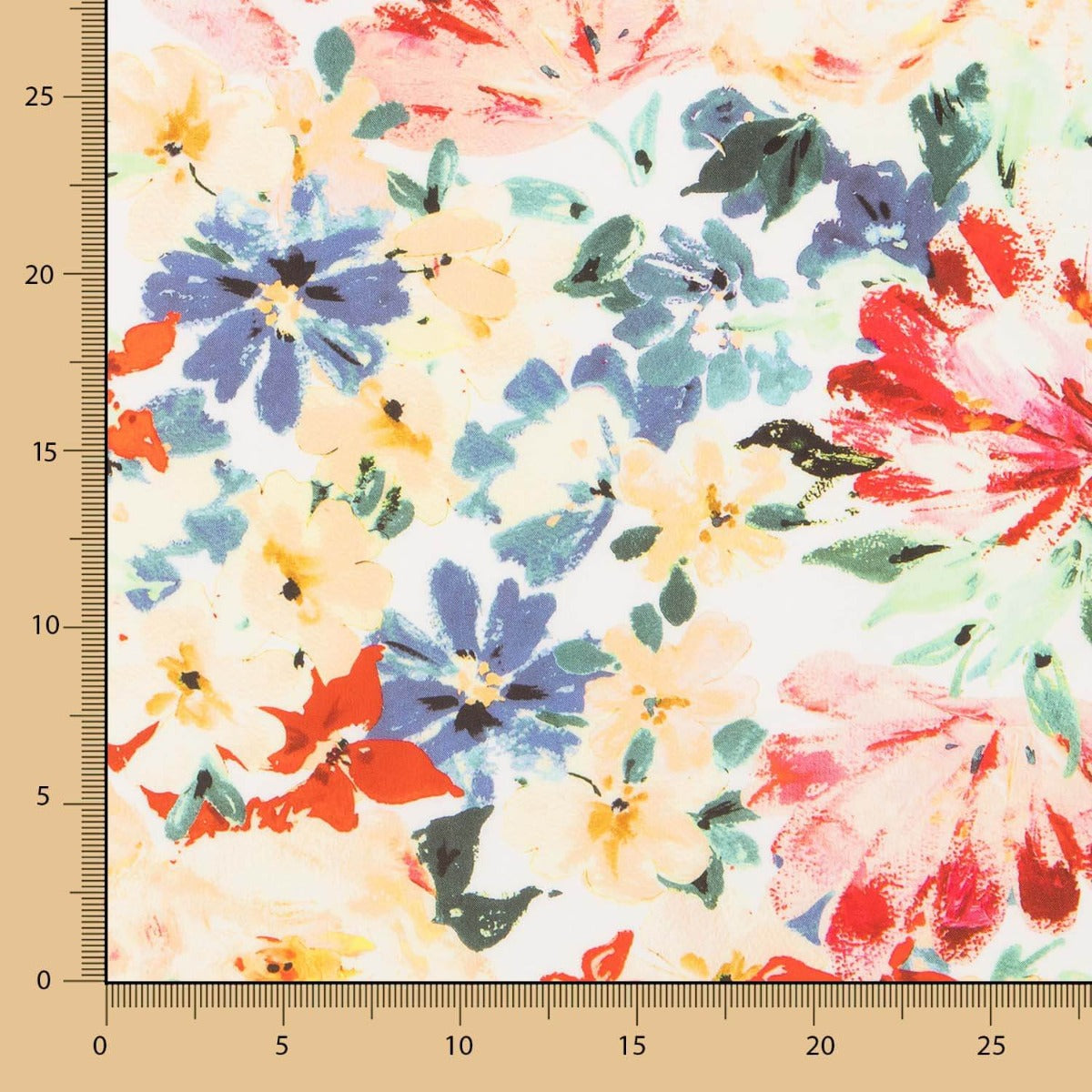 Viscosa Estampada Explosión Flor - Ribes y Casals