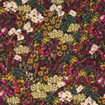 Viscosa Estampada Flor Pintura Negro - Ribes y Casals