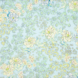 Viscosa Estampada Floral Azul Claro - Ribes y Casals