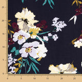 Viscosa Estampada Floral Maxi Flor Marino - Ribes y Casals