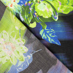 Viscosa Estampada Flores Neón - Ribes y Casals
