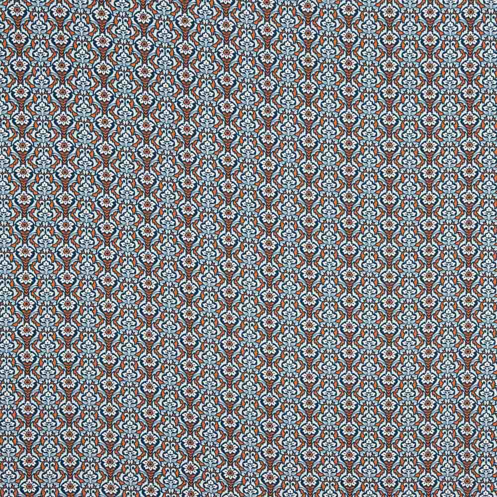 Viscosa Estampada Geométrico Azul - Ribes y Casals