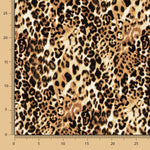 Viscosa Estampada Leopardo - Ribes y Casals