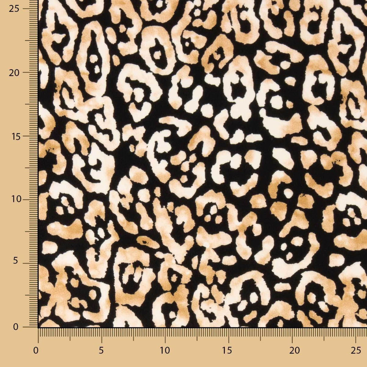 Viscosa Estampada Masai Beige - Ribes y Casals