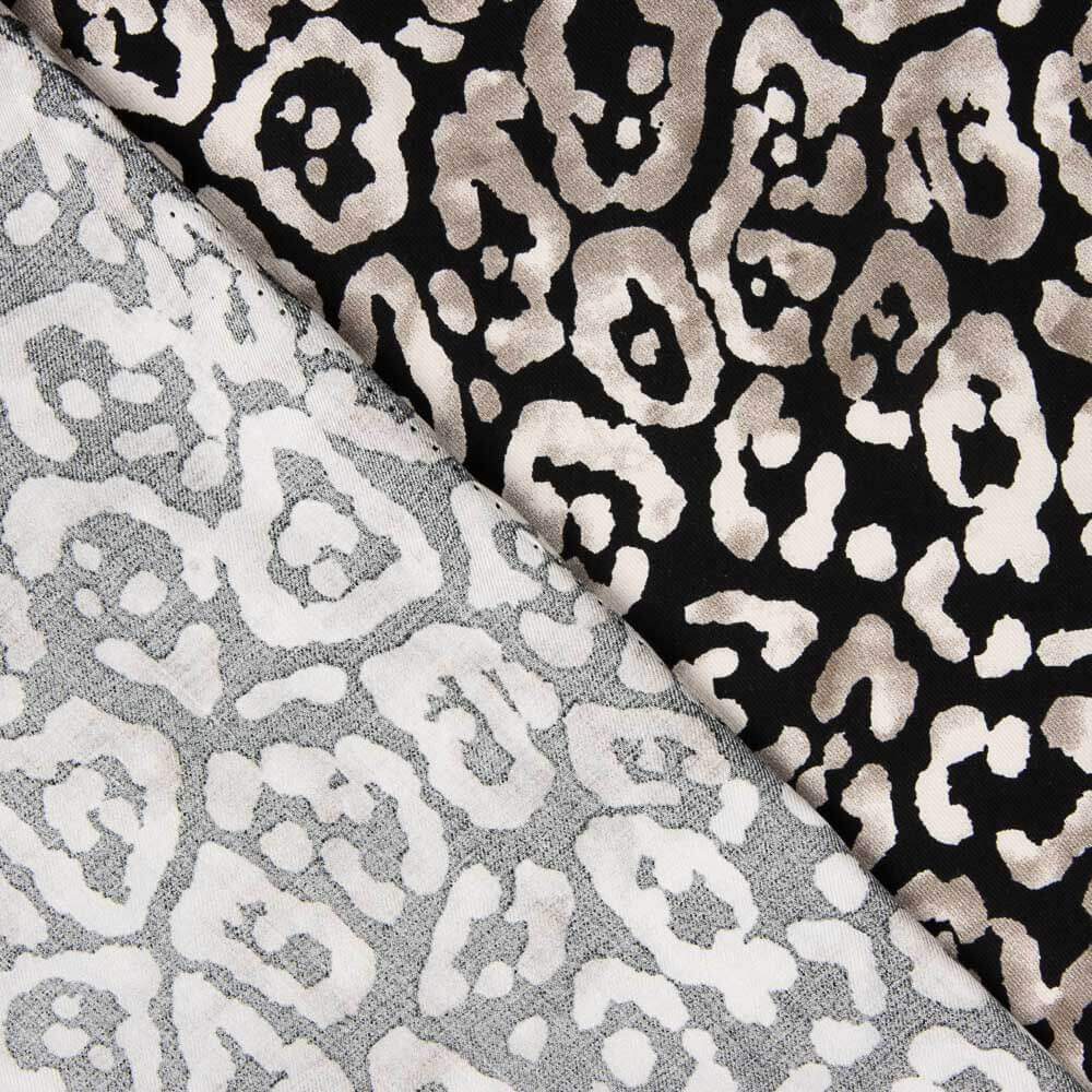 Viscosa Estampada Masai Gris - Ribes y Casals