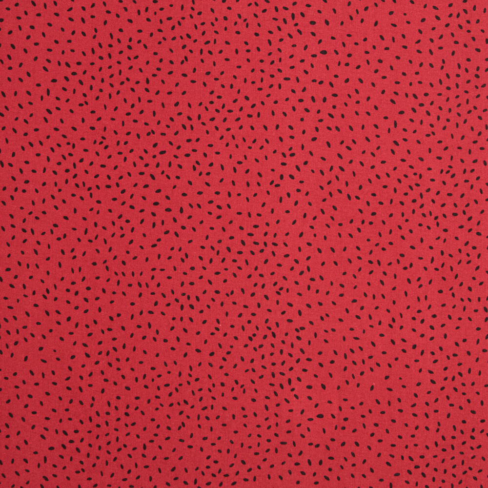 Viscosa Estampada Moteado Rojo - Ribes y Casals